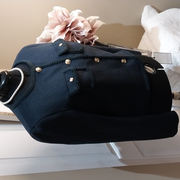 NWT XL BAGATELLE Chic Navy Women's Blazer with Gold Accents - Picture 4 of 17